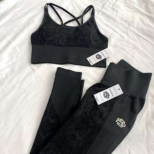 EPS Black Snakeskin 2 Piece Set